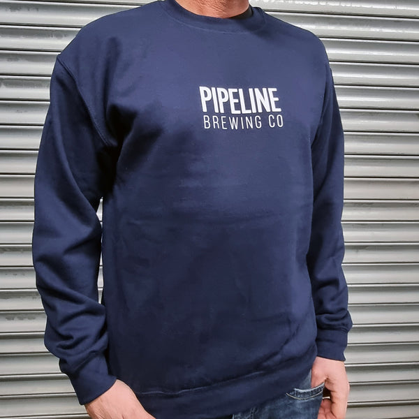 Pipeline Crewneck Sweatshirt - Navy Blue