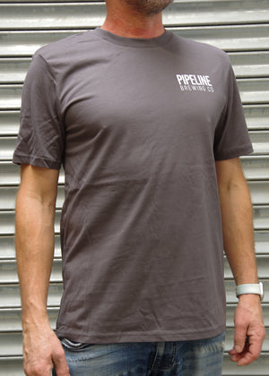 Pipeline Short Sleeve T-shirt - Charcoal - Pipeline Brewing Co