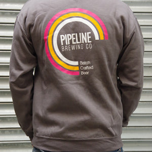 Pipeline Crewneck Sweatshirt - Charcoal - Pipeline Brewing Co